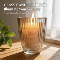 Bocaux en verre pour bougies, fournitures en gros pour la fabrication de bougies, porte-bougies chauffe-plat pour centres de table de mariage