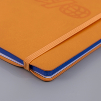 2026 personnalisable couverture rigide en cuir Pu A5 cahier daté planificateur Journal Journal avec bande élastique
