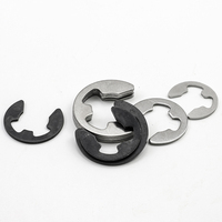 10pcs/bag 304 Stainless Steel 65mn Steel E Clips Retaining Ring E-Clips Washer Circlips for Car Engines M1.2-M15 GB896