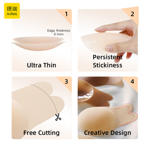 Onzichtbare Sexy Siliconen Strapless Plakkerige Bh Push-Up Konijn Oor Tepel Covers Borstlift Pasteitjes Zelfklevend Ondergoed Accessoires - Product Image 2