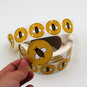 Tùy chỉnh dán không thấm nước trắng PP Vòng nhãn Sticker thức ăn nhanh mật ong Jar nhãn cá nhân dán logo - Product Image 4