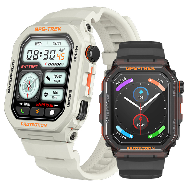 New FT61 Smart Watch with GPS IP68 Waterproof Health Monitoring Fitbeing Outdoor Sports Fitness Tracker Smartwatch for Men Women