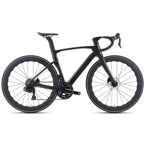 Bicicleta de Carretera de 24 Velocidades con Horquilla de Fibra de Carbono 105/R7170 para Frenos de Disco Hidráulicos CYCLONE-3rd R7170-24S, Di2 Big, Llanta de Carbono y Wave 24 Velocidades - Product Image 1