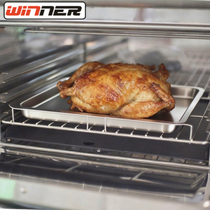 Plancha <span class=keywords><strong>de</strong></span> Gas Comercial con 1/3 Ranuras para Hamburguesas y Asador <span class=keywords><strong>de</strong></span> Filetes con Horno para Restaurantes, Comida Rápida y Equipos <span class=keywords><strong>de</strong></span> Catering - Product Image 6