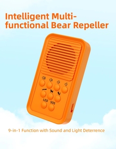 130DB Alarma inalámbrica personal Llavero LED Luz deslumbrante Mordaza de autodefensa y broma práctica - Product Image 3