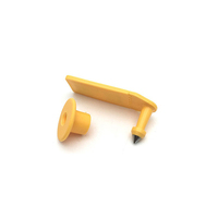 Étiquette d'oreille personnalisée RFID pour moutons, vaches et porcs avec mesure de température, écran LCD, alimentation USB