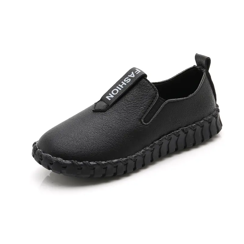 New Boys Slip-on Casual Shoes Children Soft Flats Casual Outdoor Fashion Shoes Childrens School Dress Brown Black Shoe