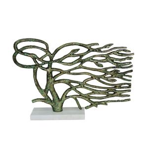 Ensemble de 2 arbres de fer plaqués cuivre pour restaurants et hôtels Décoration moderne pour la maison et la table - Product Image 2