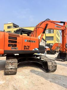 Excavadora Hitachi ZX240 usada en buen estado, pocas horas de trabajo, en stock, máquina original, excavadora de cadenas Minbi. - Product Image 4