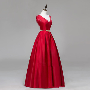 S2643R nuovo <span class=keywords><strong>abito</strong></span> <span class=keywords><strong>da</strong></span> sera con scollo a V stile Sexy a vita piccola e sottile <span class=keywords><strong>da</strong></span> <span class=keywords><strong>cerimonia</strong></span> per adulti monospalla - Product Image 3