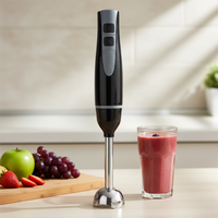 Mixeur Plongeant Multifonctionnel à Vitesse Variable et Faible Bruit, Moteur en Cuivre Pur 200W, Boîtier en Plastique pour Usage Domestique et Préparation de Repas pour Bébé