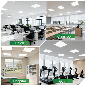 USA ca Hot Bán thả trần LED chiếu sáng 2x2 2x4 1x4ft LED Back-lit phẳng Bảng điều chỉnh ánh sáng với ETL DLC - Product Image 4
