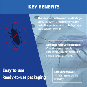 Cebo en Gel para Cucarachas Pestman, Atrae y Elimina Cucarachas de Forma Eficaz, Producto <span class=keywords><strong>Insecticida</strong></span> Químico para el Control de Plagas - Product Image 5