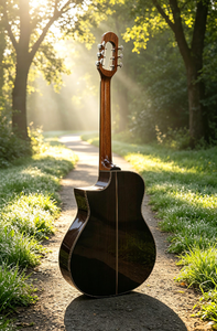 <span class=keywords><strong>Guitarra</strong></span> Acústica Sólida de Alta Calidad, Diseño de Apoyabrazos Único y Novedoso, Hecha a Mano, Geake JD-620C de 40 Pulgadas, Tres Orificios de Sonido - Product Image 2