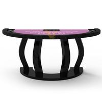 YH 86inch Gute Qualität Poker Tisch Professional Custom Blackjack Tisch Casino Spieltisch mit Cup holder zum Verkauf