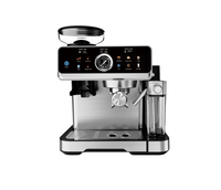 Máquina de Espresso OEM del Fabricante con Molinillo, 20 Bares, 1350W, Filtro Portafiltro de 52mm, Cafetera con 22 Ajustes de Molienda, Tanque de 2.0L