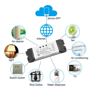 Dc 7V 12V 24V 2CH không dây nhích tự khóa mô-đun tiếp sức tự làm tuya Công tắc thông minh Wifi điều khiển từ xa nhà thông minh - Product Image 5
