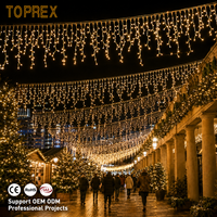 Guirlandes lumineuses LED vertes et violettes durables Topdecoration pour le printemps, Pâques, le jardin, les parterres de fleurs, l'aménagement paysager, les festivals, éclairage IP65