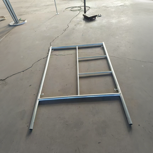 批发梯子脚手架<span class=keywords><strong>H</strong></span>框架系统Q235建筑用钢镀锌脚手架 - Product Image 3