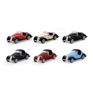 Modellino Auto Classica Vintage in Metallo Pressofuso 1:32, Veicolo Convertibile da Collezione, Regalo, Ornamento per Torte, per Ragazzi - Novità 2026 - Product Image 1