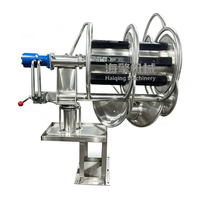 Treuil de pêche hydraulique à deux roues 16MPa 15KW 2050kg de force de traction 5-160 tr/min pour la remontée de filets marins sur bateaux de pêche