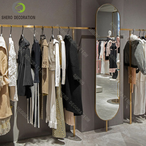 Clothing Shop Interior Design Custom Metal Clothing Display Rack Stand for Clothes Modern Clothing Store Furniture - Product Image 4
