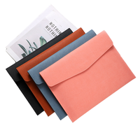 Carpeta de Documentos Profesional A4 de Cuero PU, Estuche de Archivo Resistente para Uso Ejecutivo en Oficina