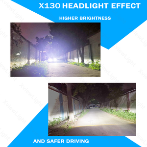 ไฟหน้ารถยนต์ LED รุ่น X130 กำลังสูง 130 วัตต์ แบบปรับเปลี่ยนได้ ไฟสูง-ต่ำ รุ่น H7 H4 H11 - Product Image 6