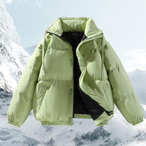 Veste en molleton pour homme personnalisée avec logo ODM, décontractée, coupe-vent, à fermeture éclair, à capuche, longue, couleur unie, en spandex/fibre de bambou - Product Image 2