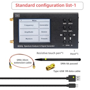 ミニハンドヘルドスペクトラムアナライザー35MHz-4400MHz 3.2 "LCDRF信号発生器信号源Sa6スペクトラムアナライザー