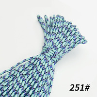 Corde paracorde tressée de 100m/paquet de 2mm pour la fabrication de corde d'urgence de survie pour sports de plein air corde d'escalade de parachute vente en gros
