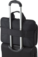 Sac pour ordinateur portable 15,6 pouces, mallette d'affaires avec bandoulière, étui pour ordinateur multi-poches, sac de travail de bureau pour hommes, voyage