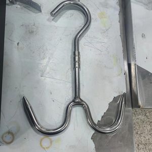 12 inch đôi xoay thịt Móc thép không gỉ butcher treo móc cho chế biến thịt và lưu trữ - Product Image 2