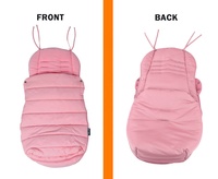 Prix de gros Hiver Chine Couverture de poussette pour bébé avec pompon, Sac de couchage chaud pour poussette