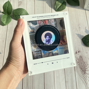 Bravion Custom OEM Michael Jackson Music Vinyl <strong>Record</strong> <strong>Player</strong> Michael Jackson Album Rotating CD NFC Music Fridge Magnet <strong>Speaker</strong> - Product Image 5