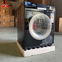 Lave-linge frontal entièrement automatique à tambour avec fréquence variable et 15 programmes de lavage silencieux avec écran LED