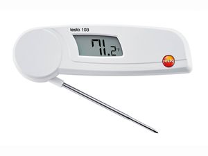 เทอร์โมมิเตอร์พับได้ขนาดเล็ก Testo 103 (0563 1031) ของแท้ใหม่เอี่ยม พร้อมเวลาตอบสนอง 0.5 วินาที และได้รับการรับรองมาตรฐาน HACCP - Product Image 5