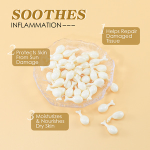 Marque privée 30 <span class=keywords><strong>gélules</strong></span>/bouteille Capsules de sérum pour le visage à la vitamine B5 Capsules de sérum à l'<span class=keywords><strong>acide</strong></span> <span class=keywords><strong>hyaluronique</strong></span> Traitement du visage - Product Image 3