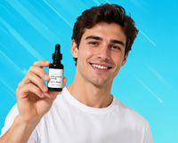 Huile Capillaire Réparatrice Professionnelle à la Biotine et Bloqueur de DHT, Formule 2-EN-1, 60ml, Traitement Quotidien pour Cheveux Plus Épais et Bouclés, et Cuir Chevelu