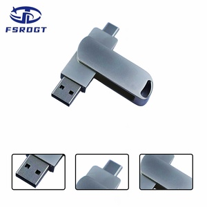Clé USB <span class=keywords><strong>2</strong></span>.0 32 Go Type C OTG à haute vitesse, stock bon marché 2025, clé USB pivotante en métal <span class=keywords><strong>2</strong></span> en 1, clé USB 3.0 Type C - Product Image 6