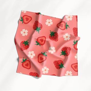 Pañuelo de Seda con Impresión Personalizada de Alta Definición, Pañuelo de Seda con Arte Complejo para Mujer, Pañuelo de Seda de Boutique, Personalización de Pañuelos de Seda - Product Image 1