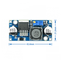 Module d'alimentation abaisseur de tension DC-DC LM2596 3A, module abaisseur de tension réglable LM2596S, régulateur de tension 24V 12V 5V 3V pour Arduino