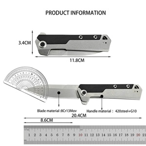 Navaja de bolsillo Ker shaw OBLIVION 3860, antideslizante, G10, DIY, OEM, portátil, EDC, plegable, para exteriores, supervivencia, caza, herramienta, camping, regalo - Product Image 6