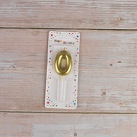 Bougies numérotées 0-9 en or et argent, fournitures promotionnelles pour la décoration de gâteaux d'anniversaire, inserts en boîte plaqués or