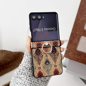Nuovi Arrivi: Cover per Telefono con Motivo Etnico Musulmano per Samsung Z Flip 7Fe 3 4 5 6 con Supporto ad Anello Rotante e Protezione Antiurto - Product Image 1