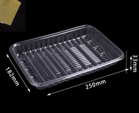 Barquette en mousse personnalisable, réutilisable, jetable, écologique, pour l'emballage de fruits de mer et de viande, couleur personnalisée, qualité alimentaire, classique, pour les fêtes