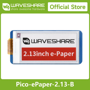 Módulo de Pantalla de Tinta Electrónica E-Paper de 2.13 Pulgadas Waveshare (B) para Raspberry Pi Pico, 250x122 Píxeles Rojo/Negro/Blanco, Interfaz SPI K631 - Product Image 3