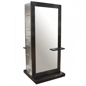 Miroirs muraux pour <span class=keywords><strong>salon</strong></span> <span class=keywords><strong>de</strong></span> <span class=keywords><strong>coiffure</strong></span>, miroir <span class=keywords><strong>de</strong></span> décoration acrylique doux, modèles pour barbier - Product Image 4