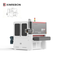 Machine à arrondir les bords et à ébavurer la tôle pour pièces découpées au laser ou au plasma |   Ceinture et brosse |   CE |   Alimentation automatique pour épaisseurs de 0,5 à 8 mm