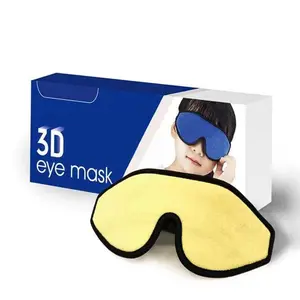 Kaliteli bellek köpük konturlu bardak çocuk özel çocuklar 3D uyku göz maskesi